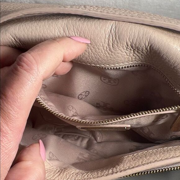 Tory Burch Jamie Crossbody Saddle Bag - Blush Pink - Picture 12 of 16